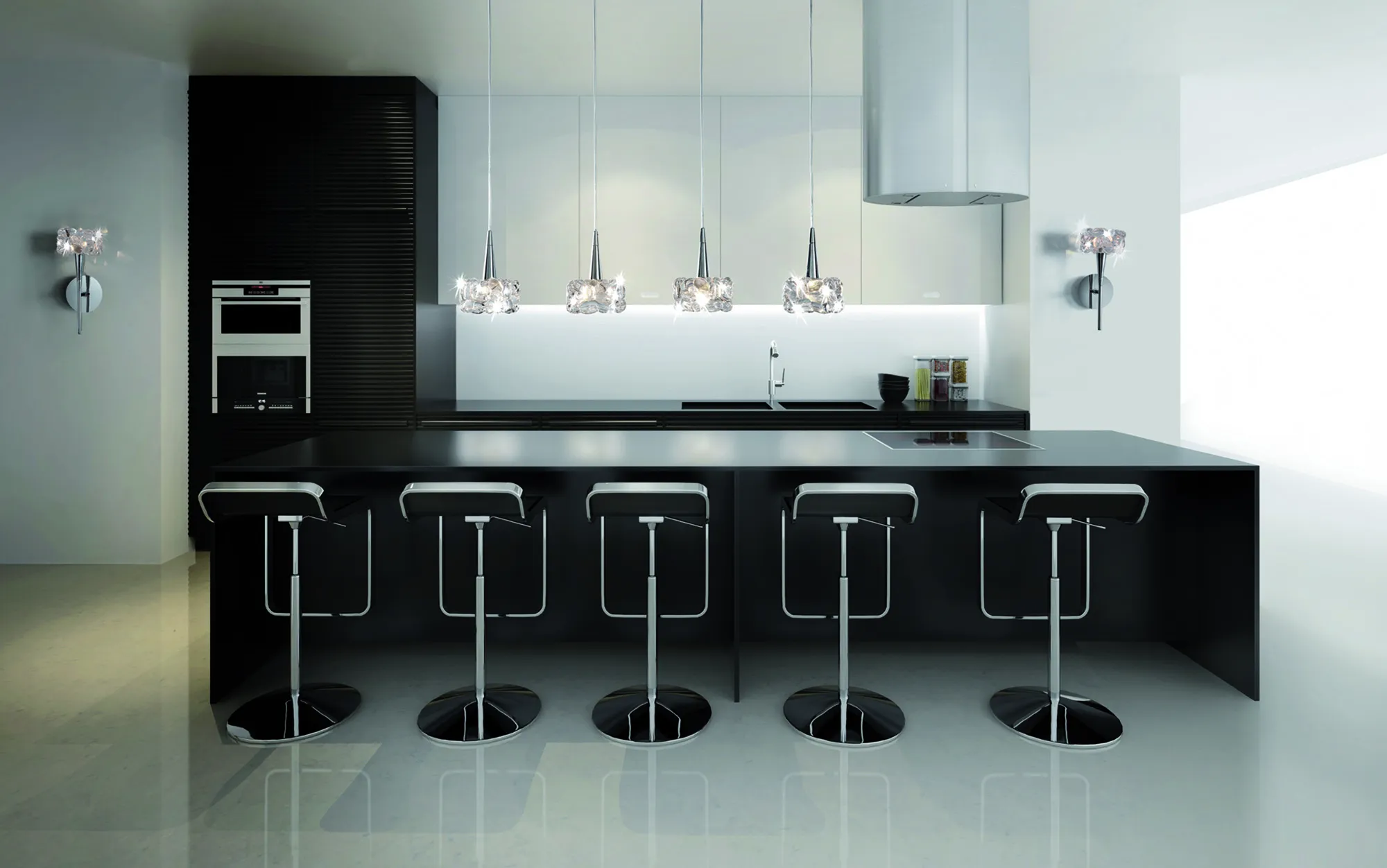 O2 Wall Lights Mantra Armed Wall Lights